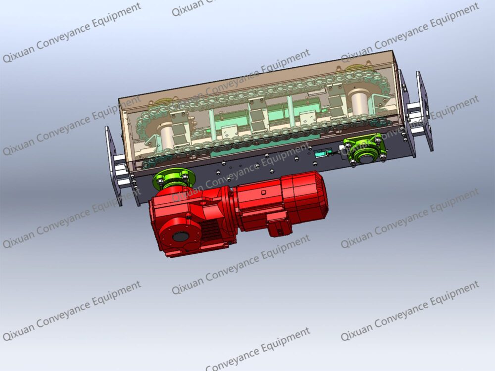 A Power & Free system drive system