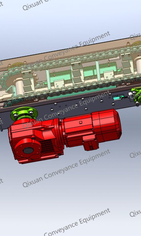 A Power & Free system drive system