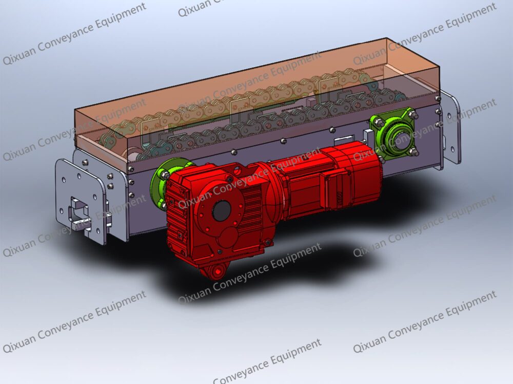 A Power & Free system drive system