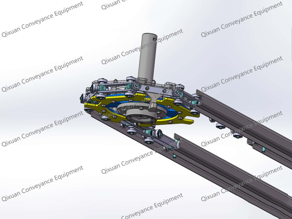 A Power & Free system drive system